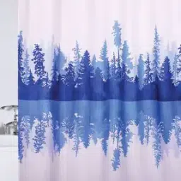 Graphic Print Water-Repellent Shower Curtain-image-34