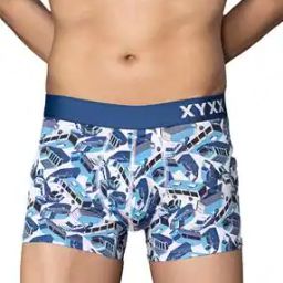 Printed Trunks with Elasticated Waist-image-75