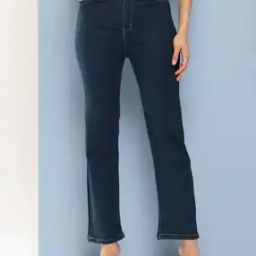 Girls Straight Jeans with 5-Pocket Styling-image-83