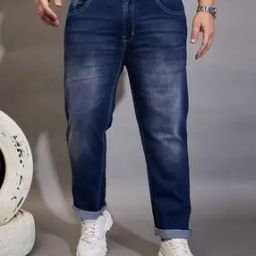 Men Mid-Wash Straight Fit Jeans-image-45