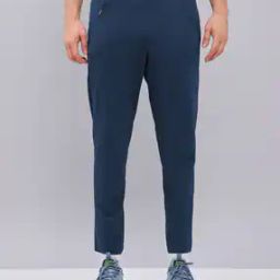 Men Fitted Track Pants with Elasticated Waist-picture-49