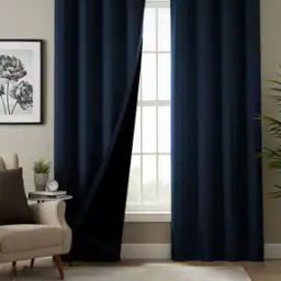Set of 2 Blackout Window Curtains with Eyelets -99