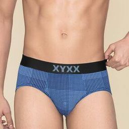 Checked Brief with Elasticated Waist-image-35