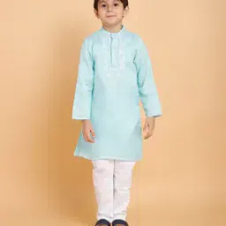 Embroidered Kurta Pyjamas Set-picture-26