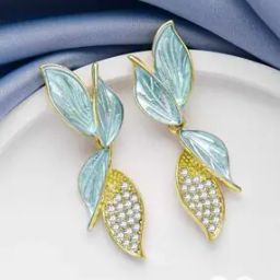 Women Wings of Magic Embellished Stud Earrings-41