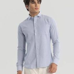 Spread Collar Shirt with Full Sleeves-image-80