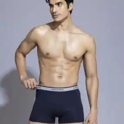 Men Trunks with Logo Waistband-image-98