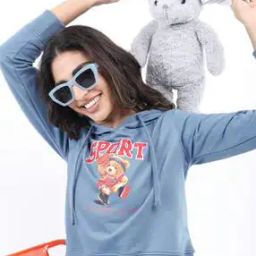 Graphic Print Short Hoodie-picture-6
