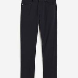 Men Slim Fit Cotton Twill Trousers-image-19