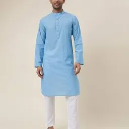 Slim Fit Long Kurta with Insert Pocket-image-14