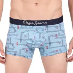 Graphic Print Trunks with Elasticated Waistband-picture-34
