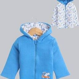 bumzee Typographic Print Reversible Hooded Puffer Jacket-picture-39