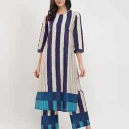 Women Stripes Pant-Suit Set-picture-48