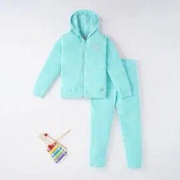Sustainable Zip-Front Hoodie with Track Pants-image-49