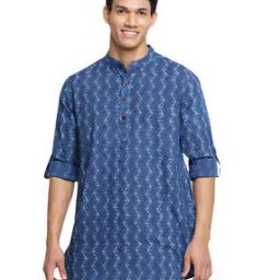 Chevron Print Short Kurta-image-42
