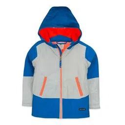 Colourblock Zip-Front Hooded Jacket-image-27