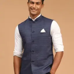 Striped Nehru jacket-14