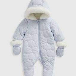 Boys My First Quilted Hooded Snowsuit-image-91