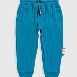 Boys Striped Joggers with Drawstring Waist-image-5