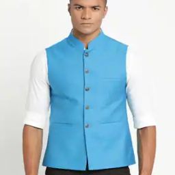 Men Slim Fit Nehru Coat-11