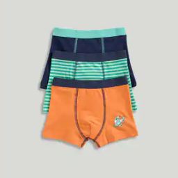 Boys Pack of 3 Football Print Trunks-image-64