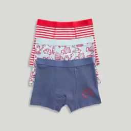 Boys Pack of 3 Transport Print Trunks-picture-24