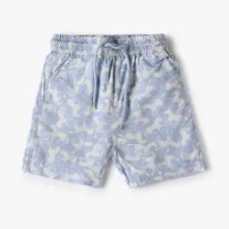 Boys Graphic Print Regular Fit Shorts-24