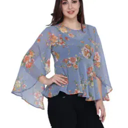 Floral Print Slim Fit Tunic-image-86