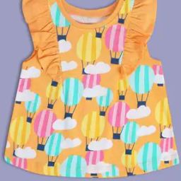 Girls Printed Cotton Round-Neck Top-image-25