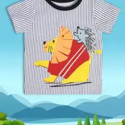 Boys Graphic Print Cotton Round-Neck T-Shirt-image-1