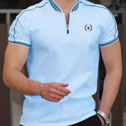 Men Regular Fit Polo T-Shirt with Spread Collar-image-18
