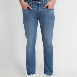 Men Heavily Washed Henry Cropped Tapered Fit Jeans-image-18