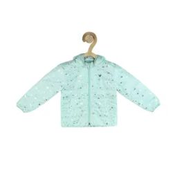 Speckle Zip-Front Hooded Jacket-image-3