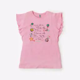 Printed Top with Flutter Sleeves-picture-11
