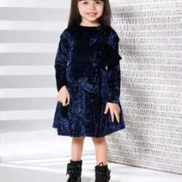 Girls Fit and Flare Dress-image-6