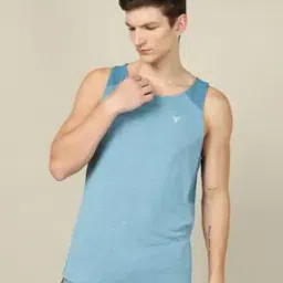 Men Colourblock Regular Fit Vest with Round Neck-image-51