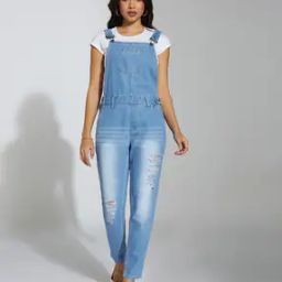 Women Washed Dungaree-picture-29