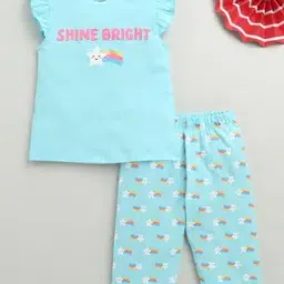 Girls Graphic Printed Pants with Top-image-81
