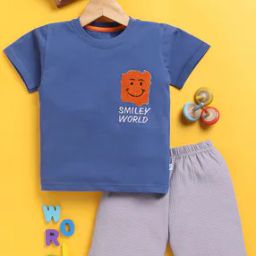 Boys Cotton Shorts and T-shirt Set-image-52