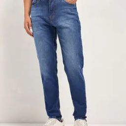 Men Mid Rise Washed Jeans-image-45