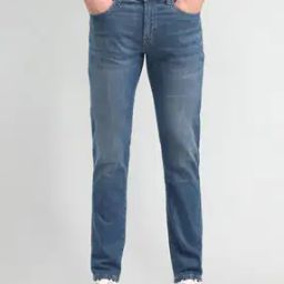 Men Flexi Waist Full Length Jeans-image-57