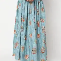ethnicity Floral Print FlaredSkirt-picture-12