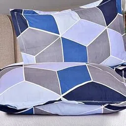 Set of 2 Geometric Print Pillow Covers 27" x 17"-image-5