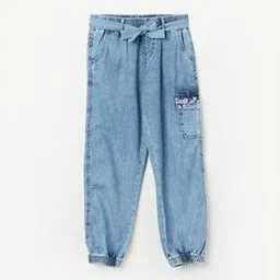 fame forever by lifestyle Girls Embroidery Jeans-picture-7
