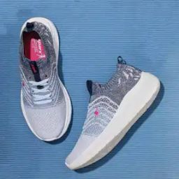 Women Knitted Training Shoes with Lace Fastening-23