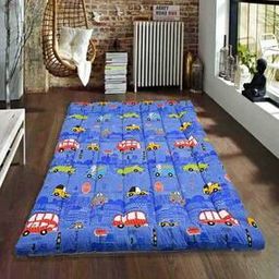 Microfiber Cotton Printed King Mattress Protector-image-87
