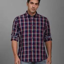 Men Checked Slim Fit Shirt-image-17