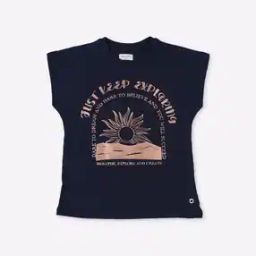 Typographic Print Round-Neck Top-41
