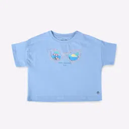 Round-Neck Embossed Crop T-Shirt-image-14