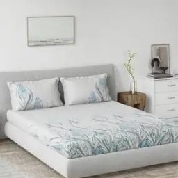 Cotton Bedsheet With 2 Pillow Cover-image-52